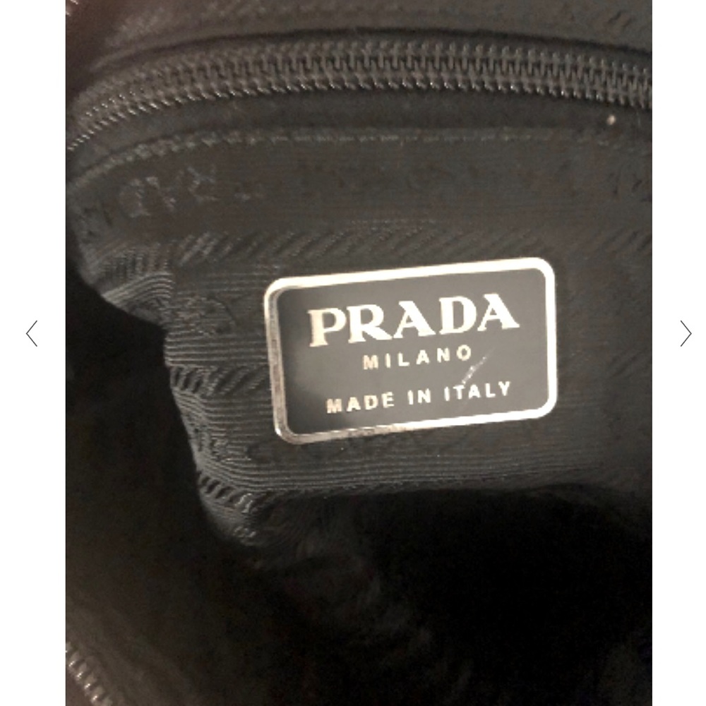 black - authentic prada bag